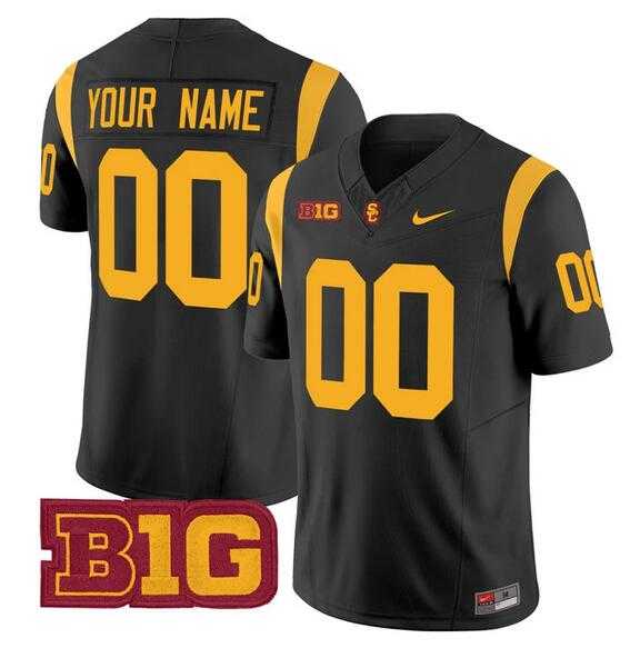 Mens USC Trojans ACTIVE PLAYER Custom Black 2024 F.U.S.E. Vapor Limited Stitched Jersey